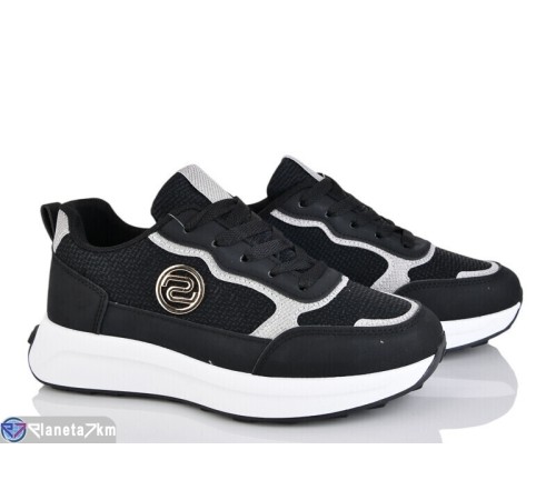 Кросівки жіночі на весну/осінь (8 пар р.36-41) чорний  "LOREDANA"