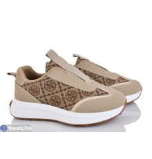 Кросівки жіночі на весну/осінь (8 пар р.36-41) бежевий  "LOREDANA"