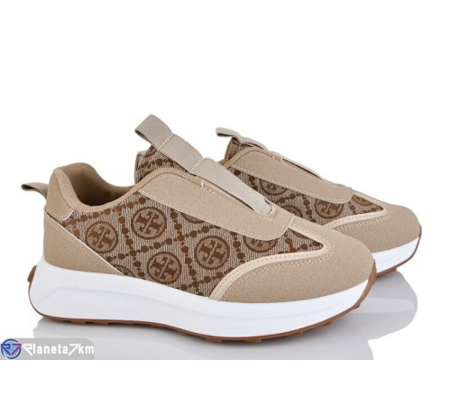 Кросівки жіночі на весну/осінь (8 пар р.36-41) бежевий  "LOREDANA"