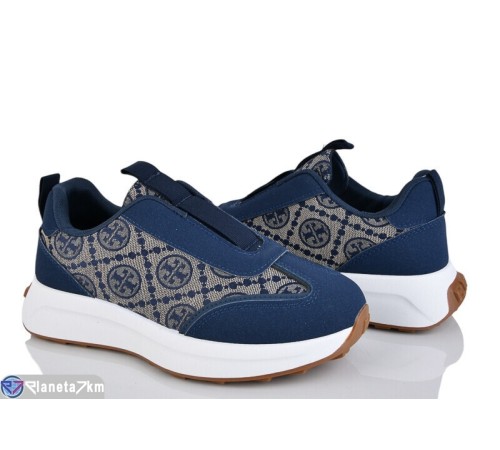 Кросівки жіночі на весну/осінь (8 пар р.36-41) синій  "LOREDANA"