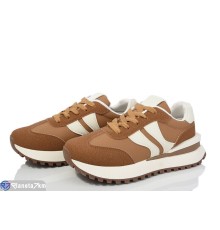 Кросівки жіночі на весну/осінь (8 пар р.36-41) коричневий  "HoRIK"