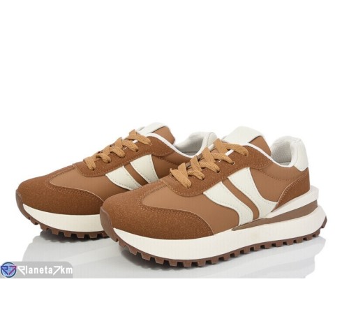 Кросівки жіночі на весну/осінь (8 пар р.36-41) коричневий  "HoRIK"