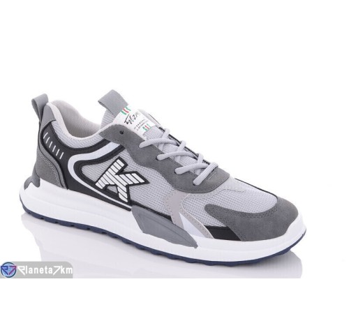 Кросівки чоловічі на весну/осінь (8 пар р.40-44) сірий  "Normashoes"