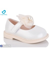 Дитячі туфлі на весну/осінь (7 пар р.15-19) білий  "Comfort-baby"