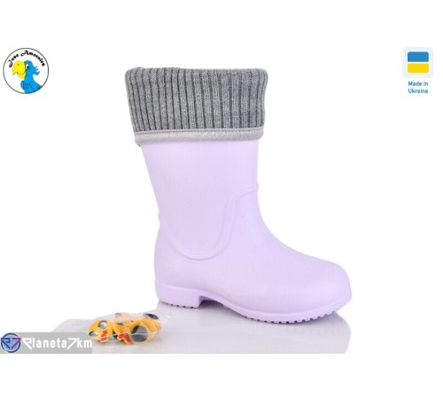 Дитячі чоботи з піни на весну/осінь (8 пар р.22-28) фіолетовий  "Jose Amorales"