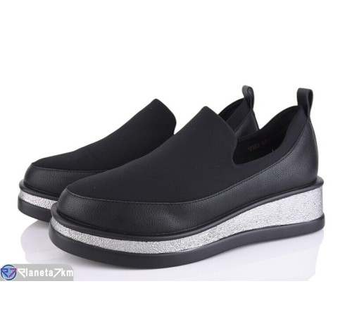 Туфлі жіночі на весну/осінь (8 пар р.36-41) чорний  "LOREDANA"