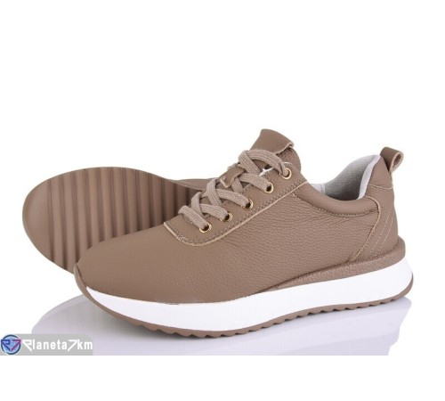 Кросівки жіночі на весну/осінь (8 пар р.36-41) коричневий  "LOREDANA"