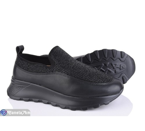 Туфлі жіночі на весну/осінь (8 пар р.36-41) чорний  "LOREDANA"