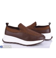 Туфлі жіночі на весну/осінь (8 пар р.36-41) коричневий  "LOREDANA"