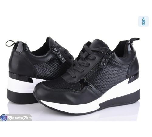 Кросівки жіночі на весну/осінь (8 пар р.36-41) чорний  "LOREDANA"