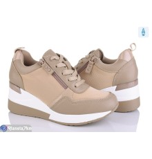 Кросівки жіночі на весну/осінь (8 пар р.36-41) бежевий  "LOREDANA"