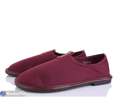 Туфлі жіночі на весну/осінь (8 пар р.36-41) бордовий  "LOREDANA"