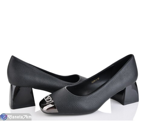 Туфлі жіночі на весну/осінь (6 пар р.36-41) чорний  "LOREDANA"