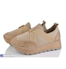 Кросівки жіночі на весну/осінь (8 пар р.36-41) хакі  "LOREDANA"