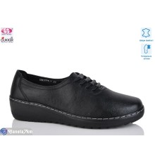 Туфлі жіночі на весну/осінь (6 пар р.41-43) чорний  "Gukkcr"