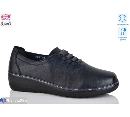 Туфлі жіночі на весну/осінь (6 пар р.41-43) синій  "Gukkcr"