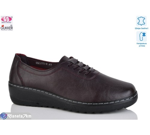 Туфлі жіночі на весну/осінь (6 пар р.41-43) бордовий  "Gukkcr"
