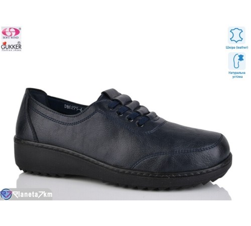 Туфлі жіночі на весну/осінь (6 пар р.41-43) синій  "Gukkcr"