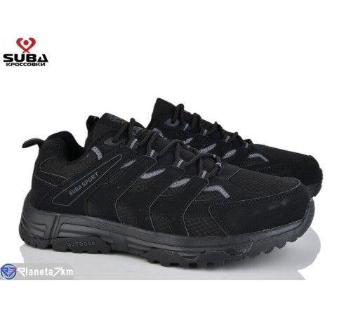 Кросівки чоловічі на весну/осінь (8 пар р.41-46) чорний  "SUBA"
