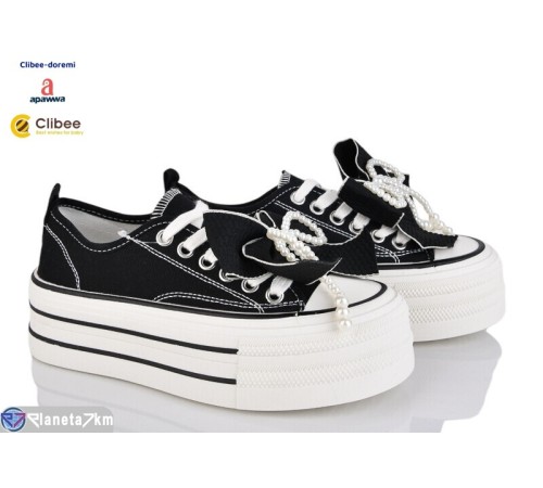 Кеди жіночі на весну/осінь (8 пар р.35-40) чорний  "BELIES-D"