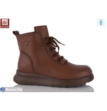 Черевики жіночі на зиму (8 пар р.36-41) коричневий  "WSMR"