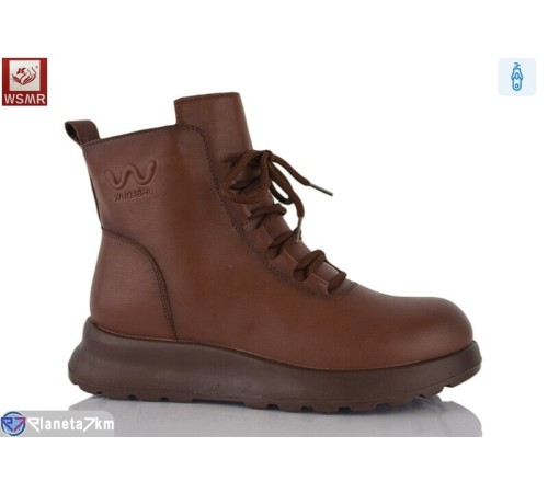 Черевики жіночі на зиму (8 пар р.36-41) коричневий  "WSMR" Черевики жіночі на зиму (8 пар р.36-41) коричневий  "WSMR"
