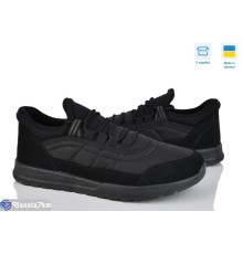 Кросівки чоловічі на весну/осінь (6 пар р.41-45) чорний  "OLLA"