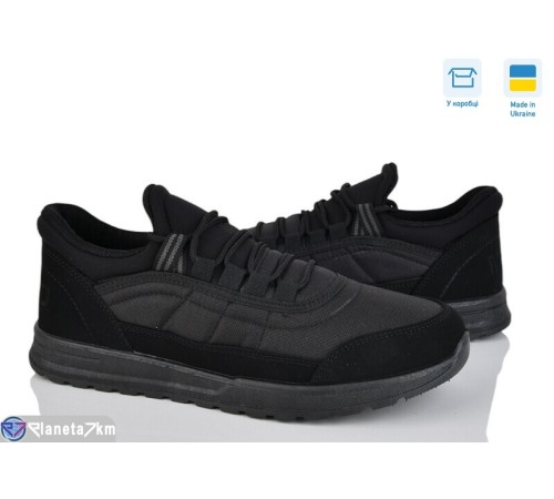 Кросівки чоловічі на весну/осінь (6 пар р.41-45) чорний  "OLLA"