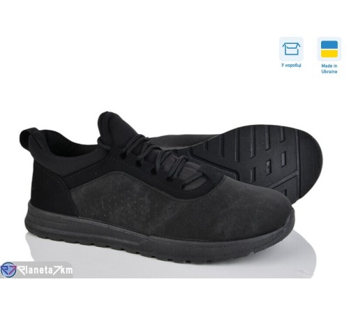Кросівки чоловічі на весну/осінь (6 пар р.41-45) чорний  "OLLA"