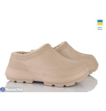 Калоші жіночі на зиму (6 пар р.37-42) бежевий  "LEO"