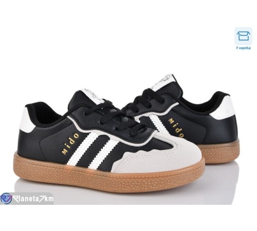 Дитячі кросівки на весну/осінь (8 пар р.30-37) чорний  "Mirella"