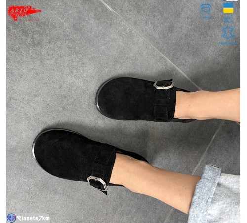 Туфлі жіночі на весну/осінь (8 пар р.37-41) чорний  "ARTO"