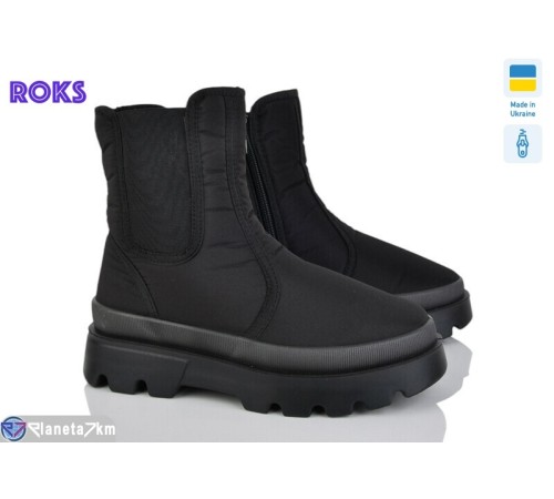 Дутики жіночі на весну/осінь (6 пар р.37-41) чорний  "Roks"