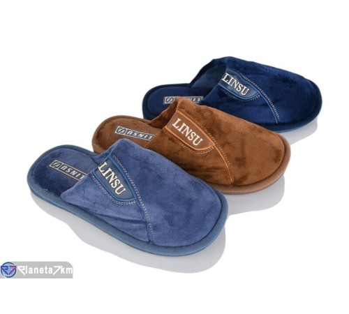 Тапки чоловічі на весну/осінь (12 пар р.41-46) мікс  "IEFTIN"