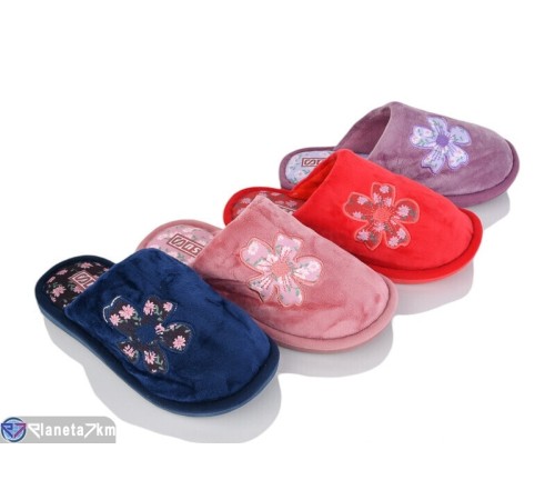 Тапки жіночі на весну/осінь (12 пар р.36-41) мікс  "IEFTIN"