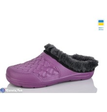 Калоші жіночі на зиму (6 пар р.36-41) фіолетовий  "Korka"