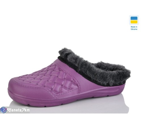 Калоші жіночі на зиму (6 пар р.36-41) фіолетовий  "Korka"