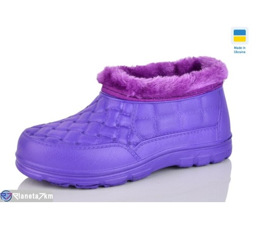 Калоші жіночі на зиму (6 пар р.36-41) фіолетовий  "Korka"