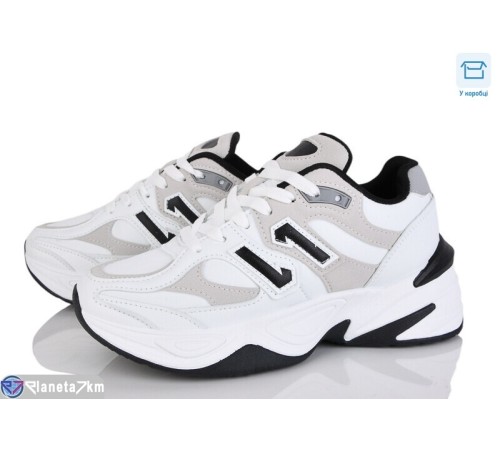 Кросівки жіночі на весну/осінь (8 пар р.36-41) білий  "LAIFA"