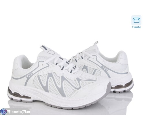 Кросівки жіночі на весну/осінь (8 пар р.36-41) білий  "IZY"