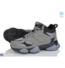 Дитячі кросівки на весну/осінь (8 пар р.36-41) сірий  "IZY"