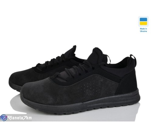 Кросівки чоловічі на весну/осінь (6 пар р.41-45) чорний  "LUCKY"