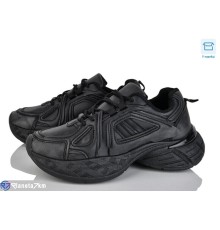 Кросівки жіночі на весну/осінь (8 пар р.36-41) чорний  "LAIFA"