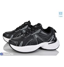 Кросівки жіночі на весну/осінь (8 пар р.36-41) чорний  "LAIFA"