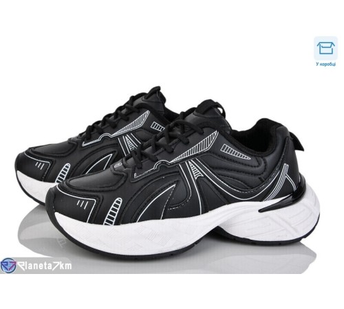 Кросівки жіночі на весну/осінь (8 пар р.36-41) чорний  "LAIFA"