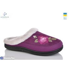 Тапки жіночі на весну/осінь (8 пар р.37-41) фіолетовий  "Acorus"