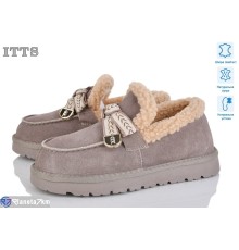 Туфлі жіночі на зиму (6 пар р.36-41) сірий  "LOTOS"