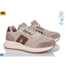 Кросівки жіночі на весну/осінь (8 пар р.36-41) коричневий  "Mei De Li"