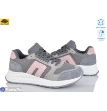 Кросівки жіночі на весну/осінь (8 пар р.36-41) сірий  "Mei De Li"