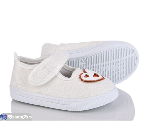 Тапки дитячі на весну/осінь (6 пар р.21-26) білий  "DOMINGO"